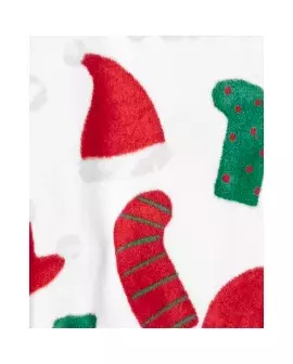 Jednodelna pidžama, Deda Mraz, sa stopalima