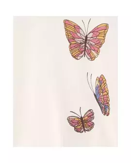 Majica, leptir, rukavi u drugoj boji